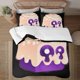 thumbnail image 1 of Blox Fruit Face on print Soft Bed Set Lightweight 3 Pieces Bedding Sets for All Season Comforter Set Easy Care, 1 of 5