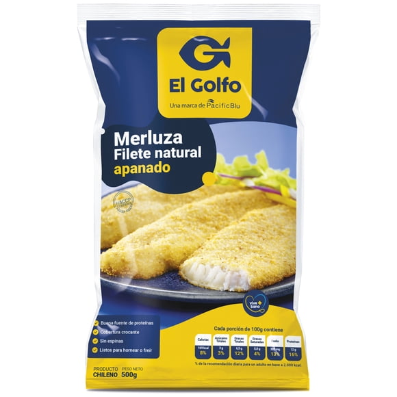 Merluza Filete Apanado Bolsa, 500 g