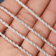 thumbnail image 4 of Cadena Tourbillon 3 mm 60 cm, 4 of 6