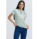 thumbnail image 1 of Polera Mujer Básica Print Verde Agua, 1 of 4