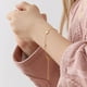 thumbnail image 2 of Pulsera con Estrellas y Perlas de Plata 925 enchapada en Oro de 18k, 2 of 2