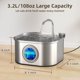 thumbnail image 4 of Fuente de Agua Casfuy 3,2 L Acero Inoxidable con Ventana, 4 of 7