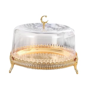 Bothyi - Fuente De Servir Fuente De Queso Galletas Redondas Para Postres Cumpleaños Boda 27Cmx32Cm