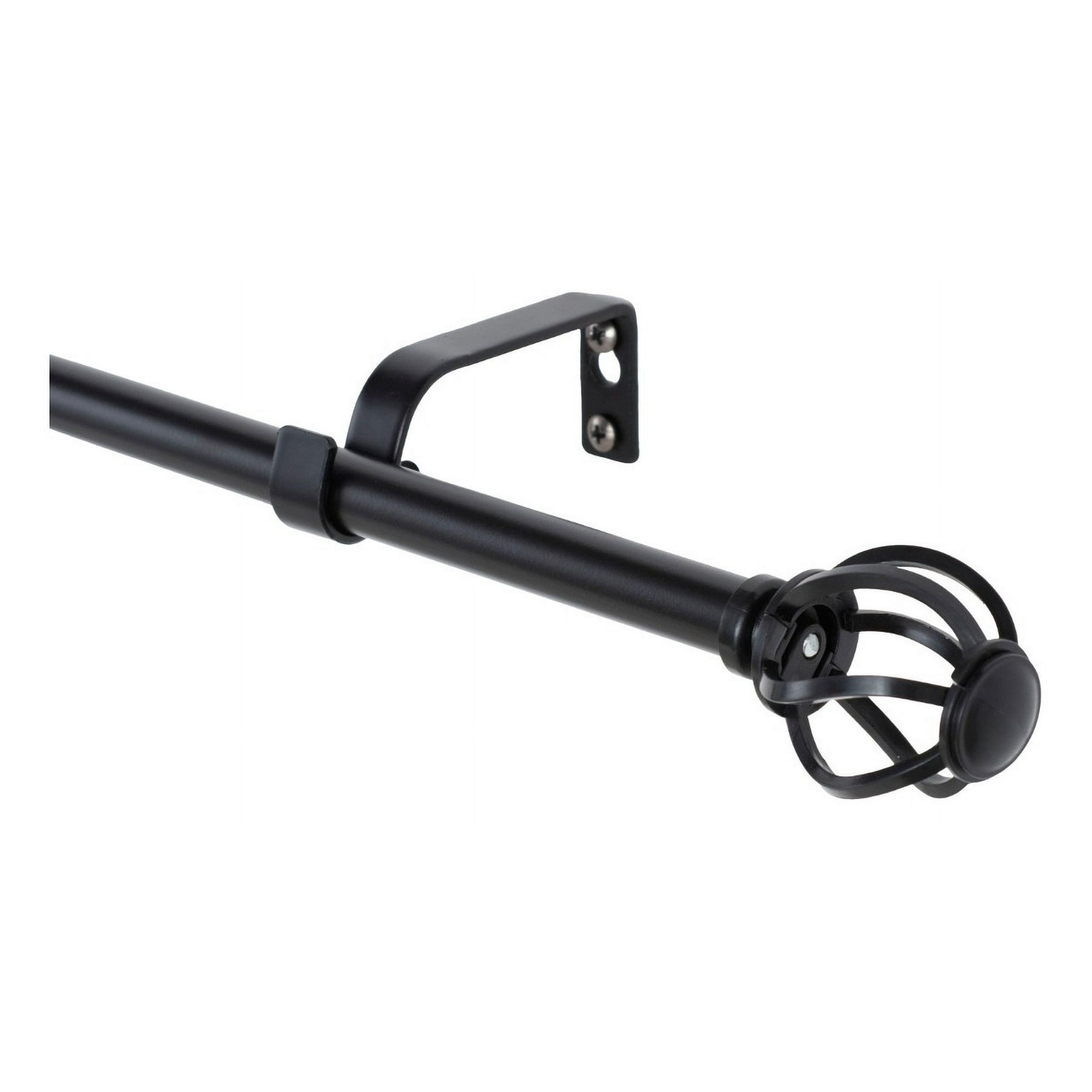 Metalhsa - Set Simple Extensible 200-250 Cm Color Negro Terminal Nido