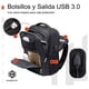 thumbnail image 2 of Mochila Notebook Impermeable Antirrobo Hardley Nylon Balistico con Usb, 2 of 3