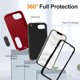thumbnail image 4 of for iPhone 17e Funda con Soporte Integrado, a Prueba de Golpes/polvo/caídas, Cubierta Protectora Resistente de Grado Militar de Alta Resistencia for iPhone 17e, Rojo, for iPhone 17e, 4 of 8