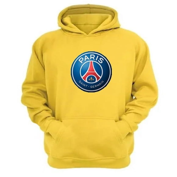 Poleron Canguro Paris Saint Germain Amarillo Talla M Unisex