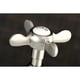 thumbnail image 2 of Grifo de cocina Kingston Brass KS1178BEX de 8" con centro, níquel cepillado, 2 of 5
