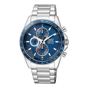 Q&Q - Reloj S394J202Y Hombre Analogo Metal