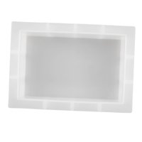 Bothyi - Molde De Silicona De Cristal, Molde De Fundición De Resina, Cuadrado De Epoxi Diy, 222X155X51Mm