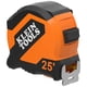 thumbnail image 1 of Cinta métrica Klein Tools 9525 compacta de 7,6 m con doble gancho, 1 of 9