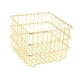 thumbnail image 2 of Organizador de Cosméticos Cesta de Almacenamiento de Hierro Contenedor Metálico Versátil para Cosméticos Frutas Snacks Y Accesorios Pequeños Adecuado Oro 13x13x107cm, 2 of 5