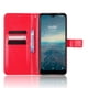thumbnail image 3 of Funda tipo libro para Vodafone Smart V22, cartera todo‑en‑uno, funda multifuncional con tarjetero y correa de muñeca desmontable, 3 of 4