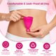 thumbnail image 3 of Copa Menstrual TELEWEE de Silicona 12 h sin Fugas, 3 of 6