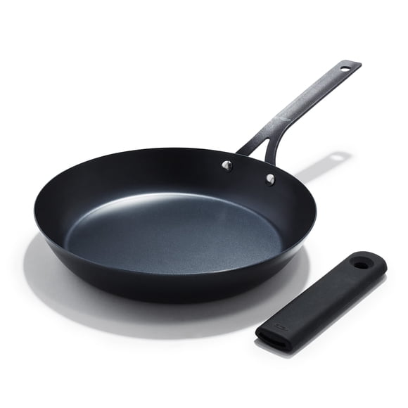 Sartén OXO Obsidian de acero al carbono precurado, 30 cm