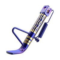 Magideal - Pata De Cabra Para Motocicleta, Soporte Lateral Universal Resistente Para Estacionamiento De Motocicletas De Motocross 20 Cm