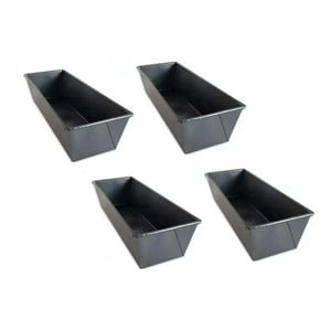 Genérico - 4 Molde Pan Molde Para Pan De Molde Rectangular Queque 30Cm