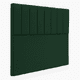 thumbnail image 1 of Respaldo De Cama 2 Plazas Verde Botella Turin, 1 of 3