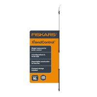 Podadora De Árboles Extensible Fiskars Xtendcontrol (4,8 M), Recortadora De Ramas Ajustable Con Sierra De Doble Gancho De 38 Cm X 7,6 Cm, Pértiga De Extensión De 1,2 A 2,4 M
