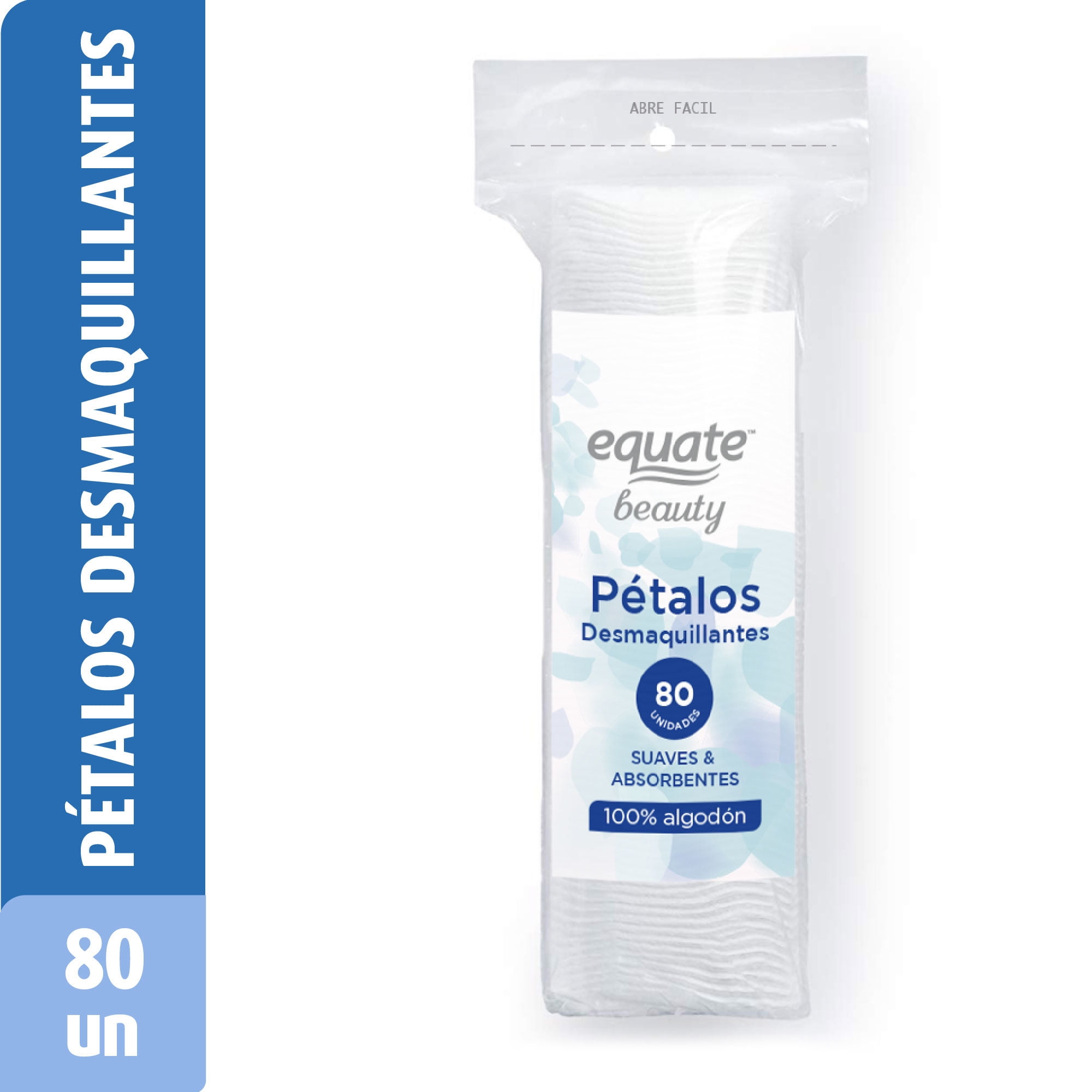 Pétalos Desmaquillantes Paquete 80 Un Equate