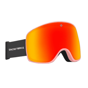Snow Force - Antiparras Magnéticas Ski & Snowboard North Pole / Rojo - Rosa - Negro