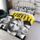 thumbnail image 3 of Nirvana Conjunto de sábanas temático, trío de piezas, cómodo y amigable con la piel, diseño único, regalo de decoración para el hogar para familiares, amigos y fans,135X200cm, 3 of 6