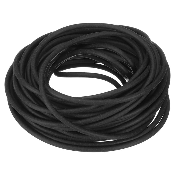 REGALWOVEN Tira de Sellado de Espuma de Silicona, Larga para Almacén Negro 3.2mm x 8.5 Metro