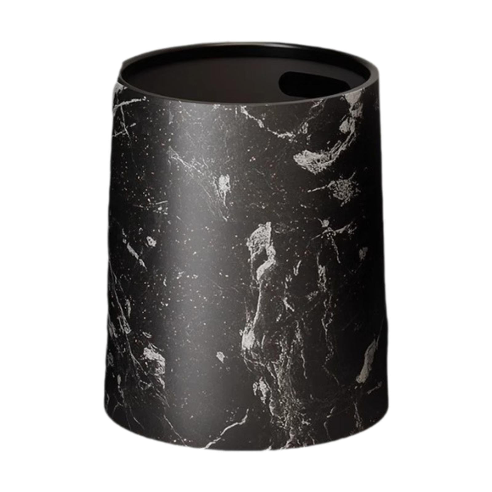 Magideal - Bote De Basura Abierto, Bote De Basura De Cocina, Bote De Basura Sin Tapa, Práctico Bote De Basura, Bote De Basura Para El Hogar, Oficina, Habitación Negro 12l