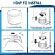 thumbnail image 5 of Paquete de 30 filtros de repuesto para humidificador LEVOIT Classic, 5 of 8
