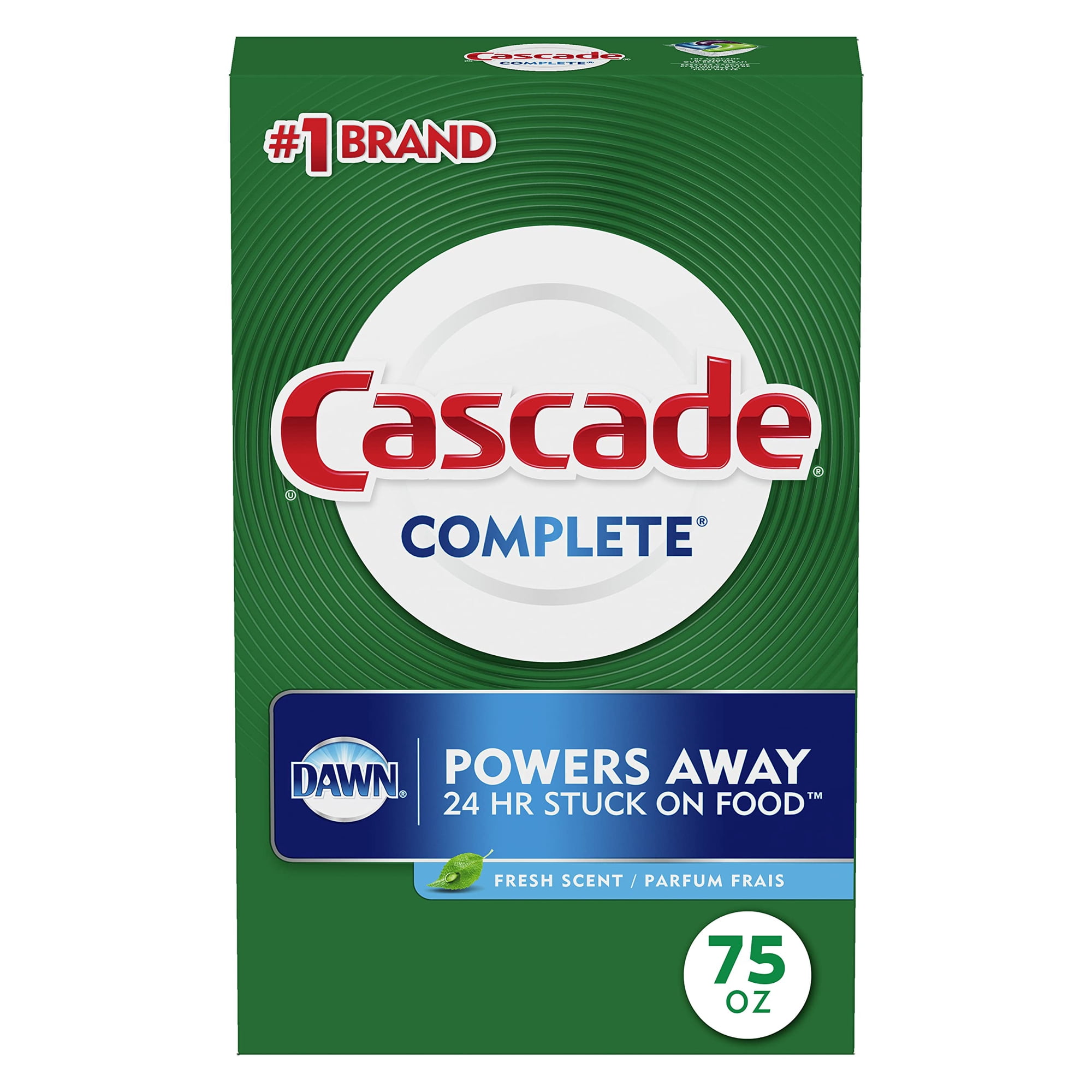 Detergente Para Lavavajillas Cascade Complete Powder 2.2 L 75 Oz