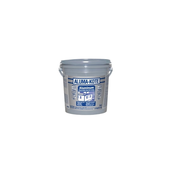 Sellador Gardner-Gibson Aluma-Kote, revestimiento de techo de aluminio, 3,4 L