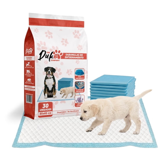 Sabanillas Para Perros 60 x 60 Duke Training Pad pack 30 U
