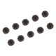 thumbnail image 1 of 5 piezas de sándalo negro natural tallado en ébano negro para pulseras que hacen 6 mm, 1 of 5