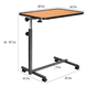 thumbnail image 3 of Mesa Reclinable Lateral Hospitalario Cama Altura Ajustable, 3 of 3