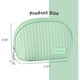 thumbnail image 2 of Bolsa De Almacenamiento Semicircular, Hermosa Bolsa De Almacenamiento De Maquillaje De Bolsos, Bolsa De Maquillaje Minimalista, Diseño Abierto, Compacta Y Portátil, 2 of 5