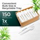 thumbnail image 2 of Cucharas compostables Koala love 150, grandes, biodegradables, 2 of 8