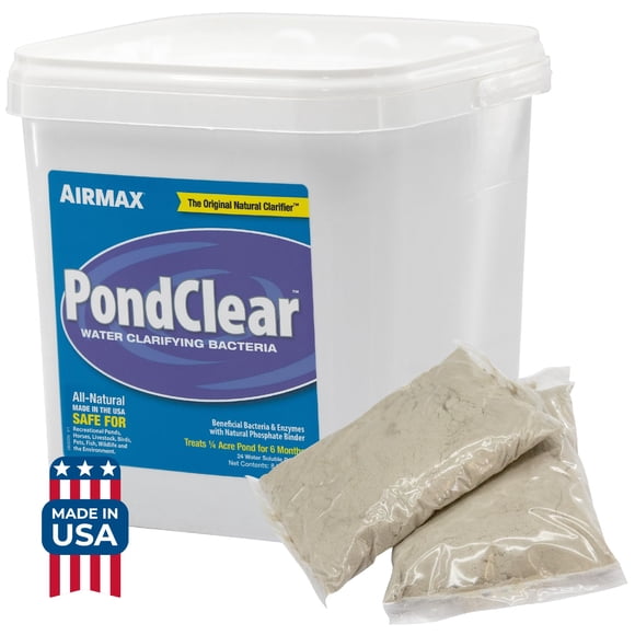 Tratamiento clarificador de agua Airmax PondClear, paquetes de 24 unidades