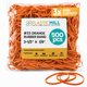 thumbnail image 1 of Bandas de goma PlasticMill 8,9 cm (paquete de 500) Naranja, 1 of 9