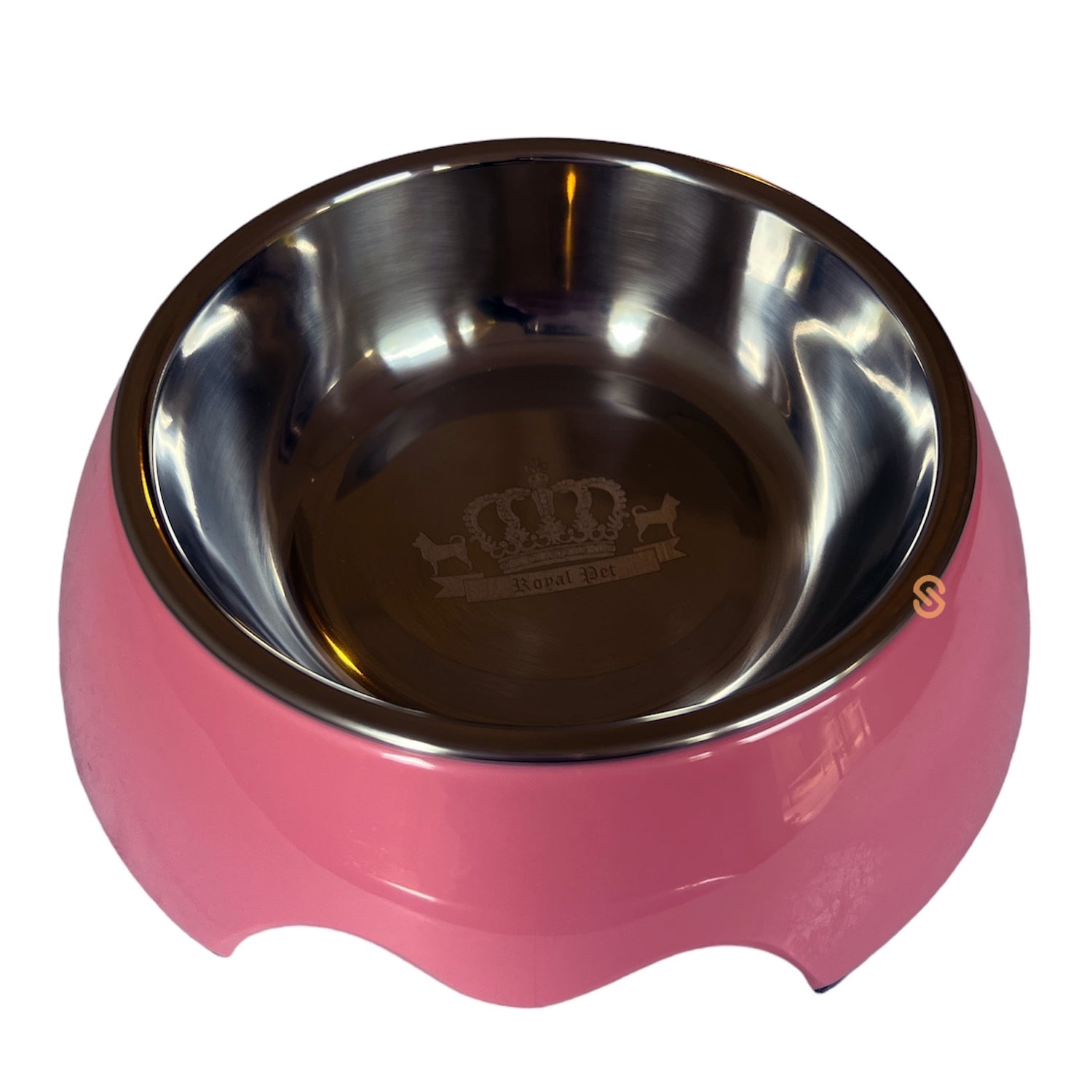 Bowl Comida Para Mascota Pequeño Rosa Royal Pet - Shopyclick