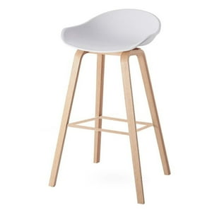 Klik Muebles - Taburete Nordic - Blanco