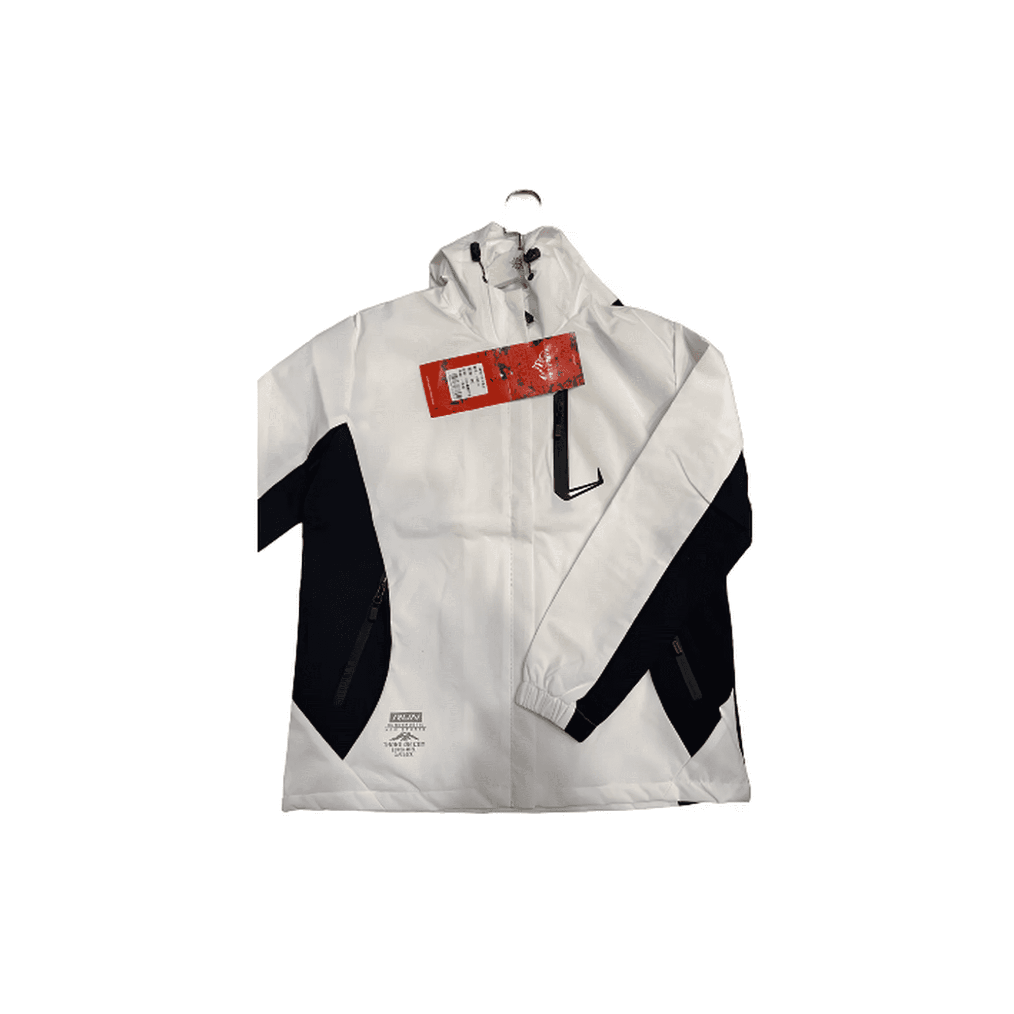 Genérico - Chaqueta Cortaviento Deportiva Ultra Liviana Micropolar Blanco, Talla Xxl