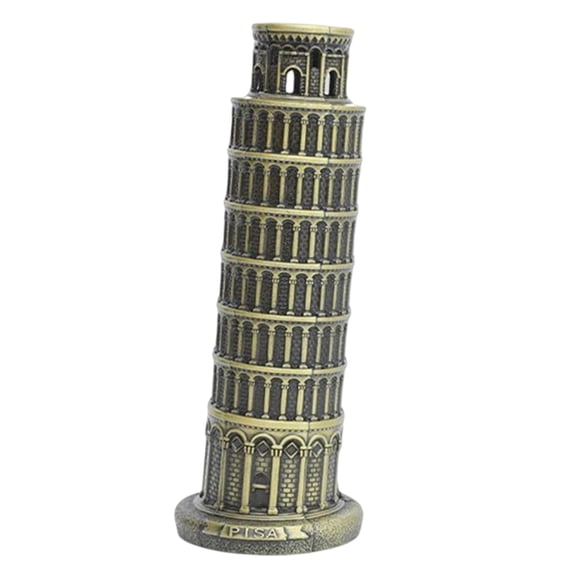 Estatua De La Torre, Adorno Creativo Coleccionable Para Dormitorio, Escritorio, Gabinete De Vino, Torre De Pisa