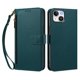 thumbnail image 3 of Funda con Billetera para [iPhone 15] con Bolsillo Zipper y Tarjetero Verde pavo real, 3 of 6