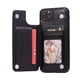 thumbnail image 1 of For IPhone 14 13 12 11 Pro Max XR XS Max SE 2022/2020 7 8 Plus Wallet Case With Card Holder, PU Leather Kickstand Card Slots Case, Double Magnetic Clasp And Durable Shockproof Cover, 1 of 3