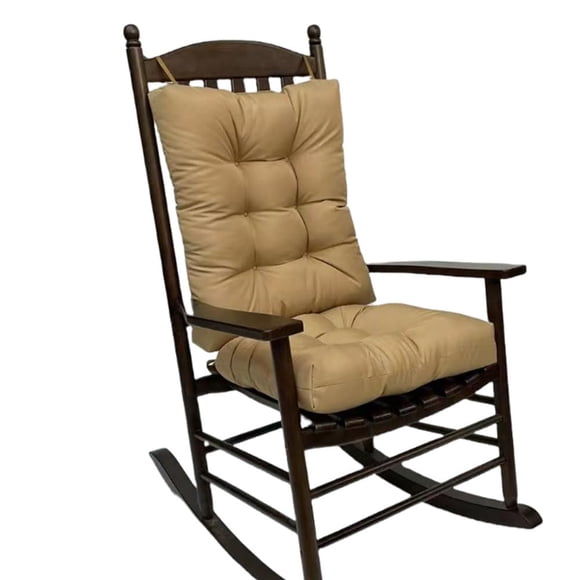 Almohadillas acolchadas para silla mecedora Pasrdqoyp 43 x 54 x 8 cm color caqui