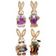 thumbnail image 3 of 4x Paja Conejo De Pascua Decoración Foto Props Estatuas De Conejito Decoración Del Hogar Regalo, 3 of 4