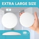 thumbnail image 3 of Tope para puerta STRONGEST HOME 12,5 cm Blanco, paquete de 3, 3 of 7