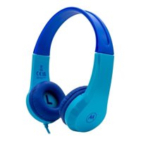 Audifono Para Niño Motorola Jr 200 Con Cable Manos Libres Azul
