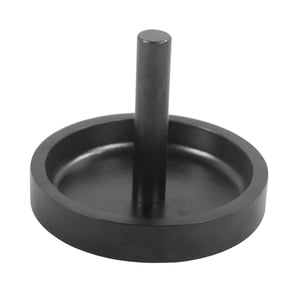 Ioensy - Cono De Billar De Madera Talco Tazón Cono Titular De Tiza Para Sala De Juegos Accesorio Negro