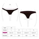 thumbnail image 4 of Bikini calzón colales estampado negro Talla XL, 4 of 4